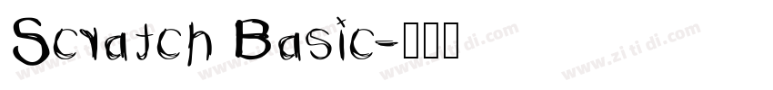 Scratch Basic字体转换